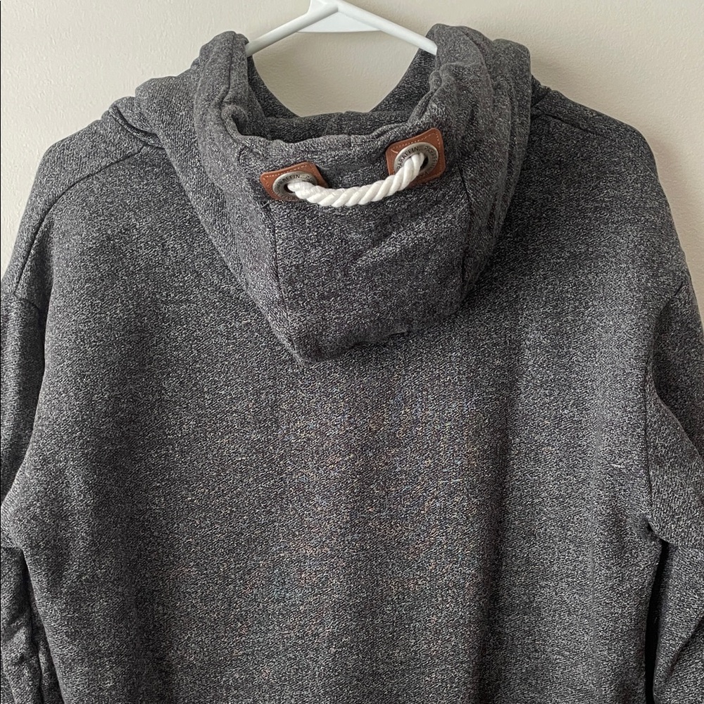 Gray Hoodie with Rope Drawstring - Picture 2 of 5